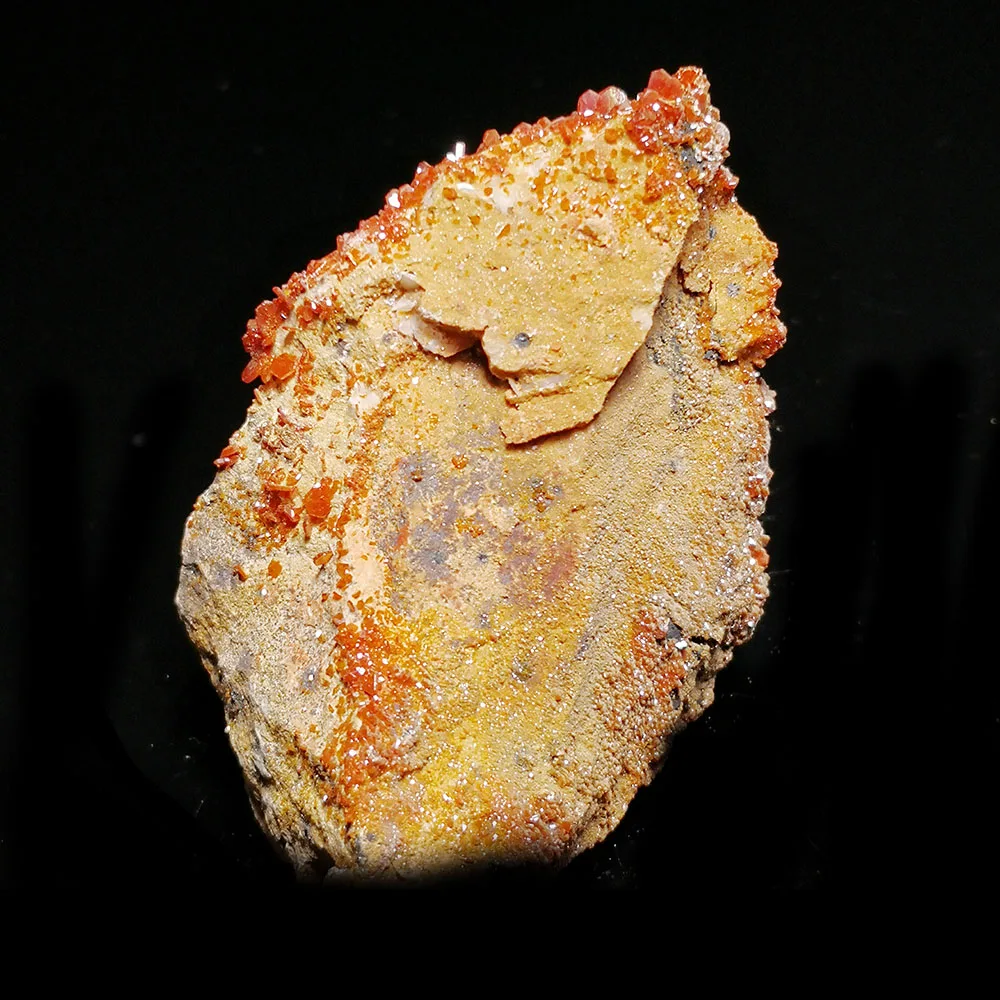 

213g Natural Stone Vanadinite Mineral Crystal Specimen Home Decoration From Morocco A5-1