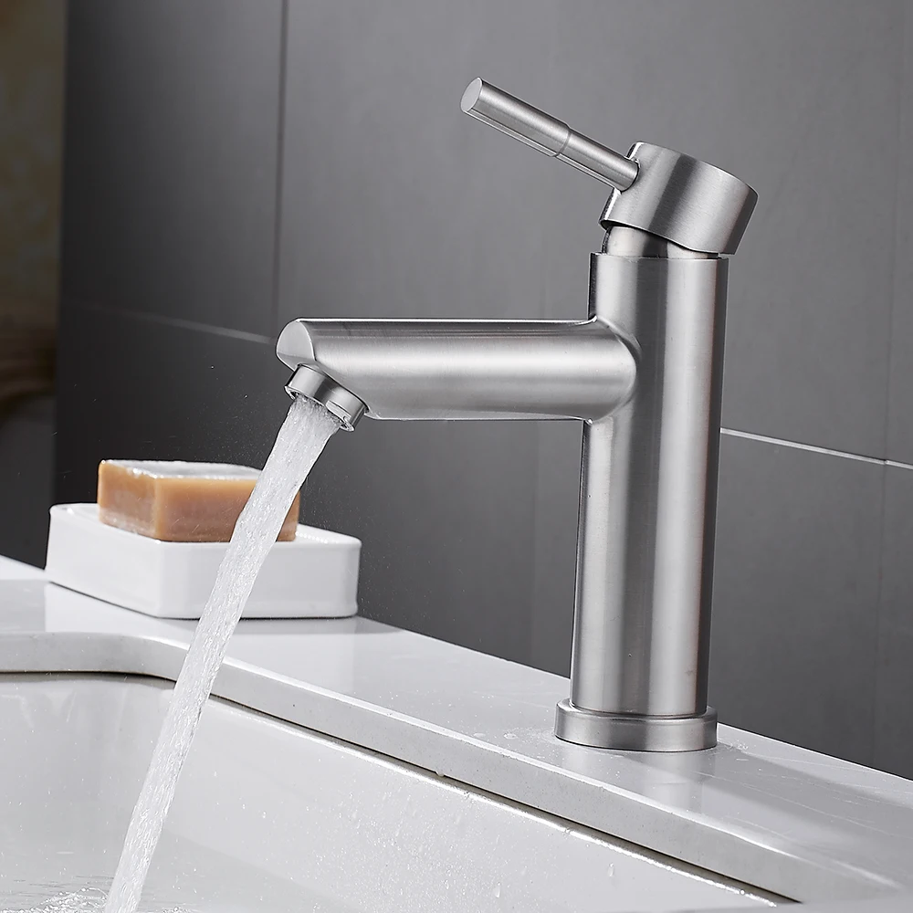 Смеситель для раковины из нержавеющей стали черный/хром | Обустройство дома