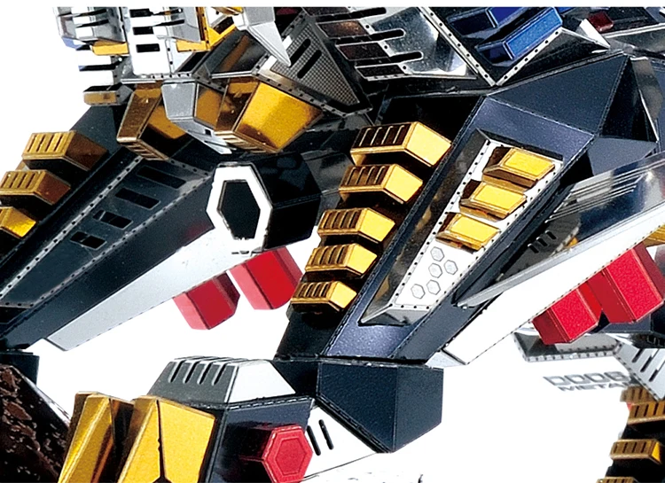 Microworld 3D металлическая головоломка Фигурка Игрушка Летающий Тигр модель обучающая головоломка 3D комплекты моделей образование подарок игрушки для детей