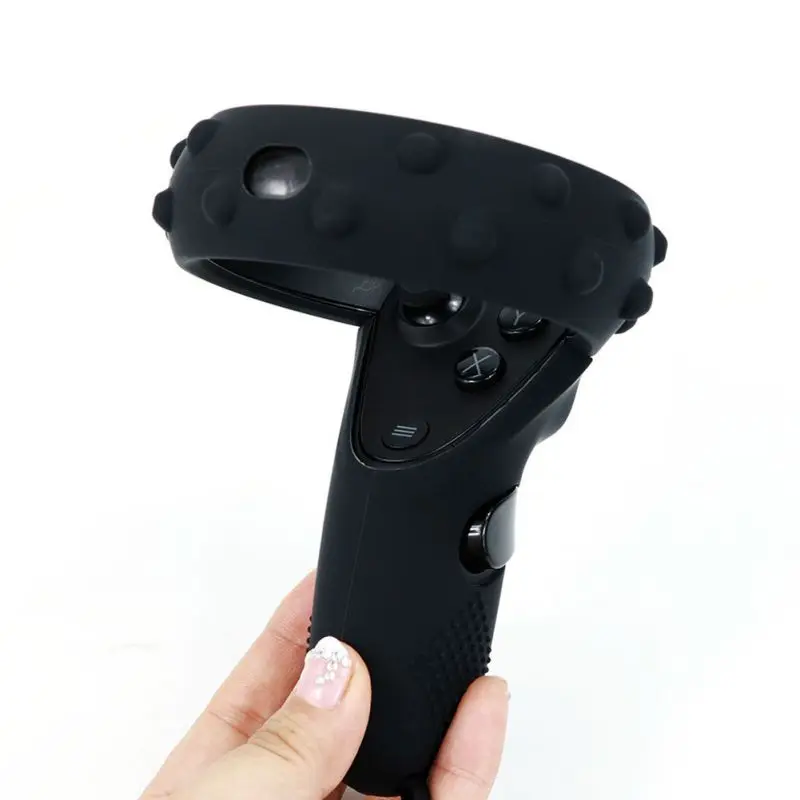 Для Oculus Quest/Rift S Silicone VR Grip Cover защитная оболочка для контроллера чехол|Аксессуары