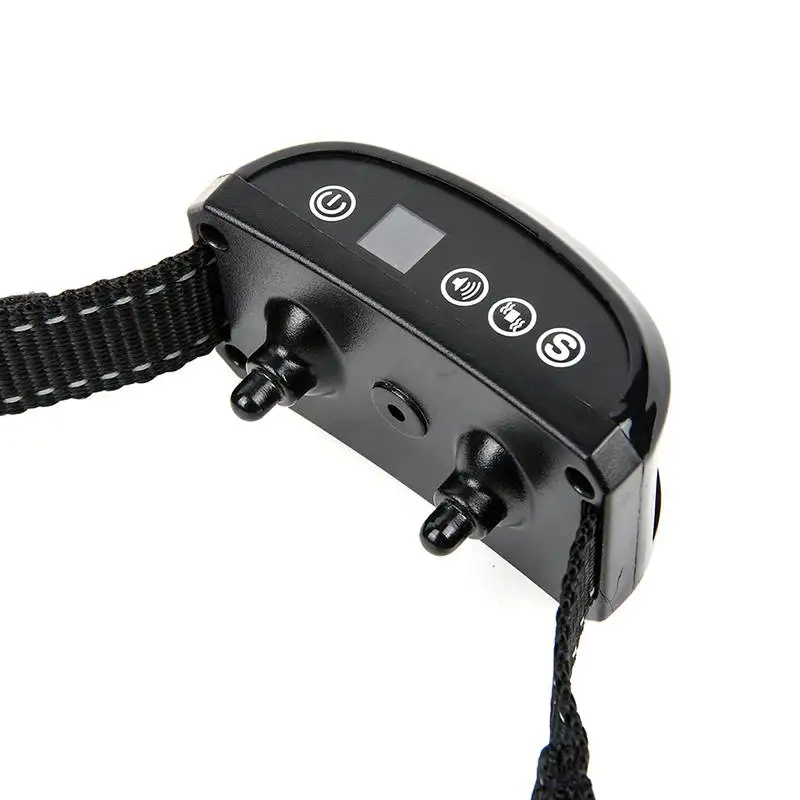 

Pet Dog Waterproof Rechargeable Anti Bark Collar Adjustable 7 Sensitivity Levels Vibration Stop Barking Dog Training Collars 1