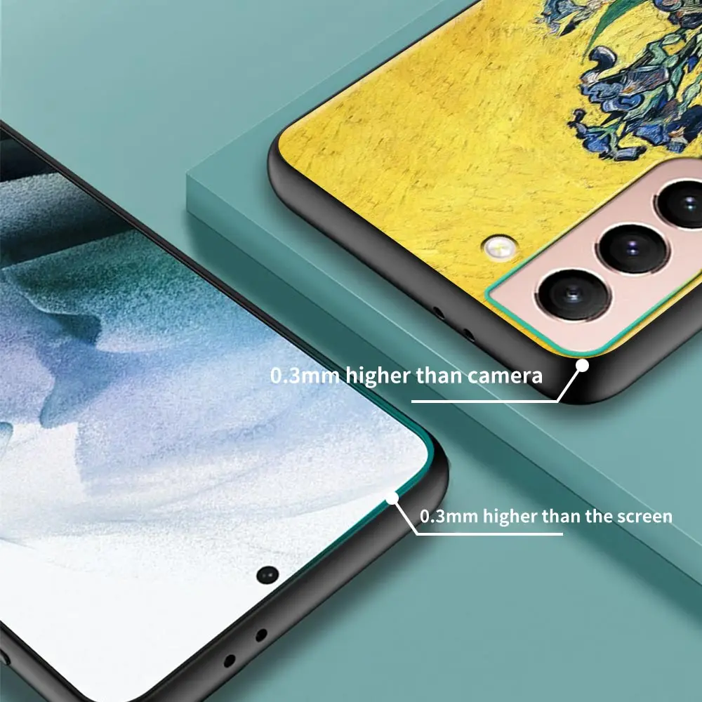 

Mobilephone Coque For Samsung S10 Plus S9 S10e S10lite Fundas Van Gogh Starry sky art Cases for Galaxy S21 ultra S20 FE Guscio