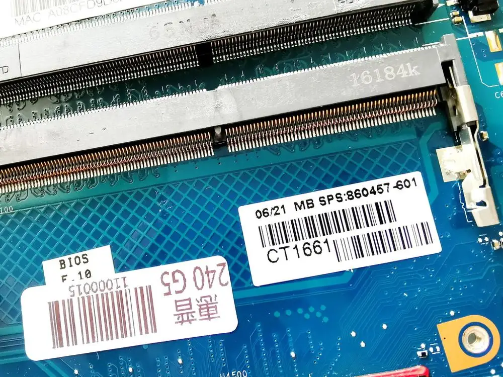 Оригинальная материнская плата для ноутбука HP 250 G4 240 G5 i5 6200U 860457 601 протестирована