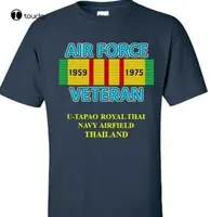 U-Tapao Royal Thai Navy *Thailand* Vietnam Campaign Ribbon & Vinyl Shirt/Sweat Tee Shirt Fashion Funny New Xs-5Xl