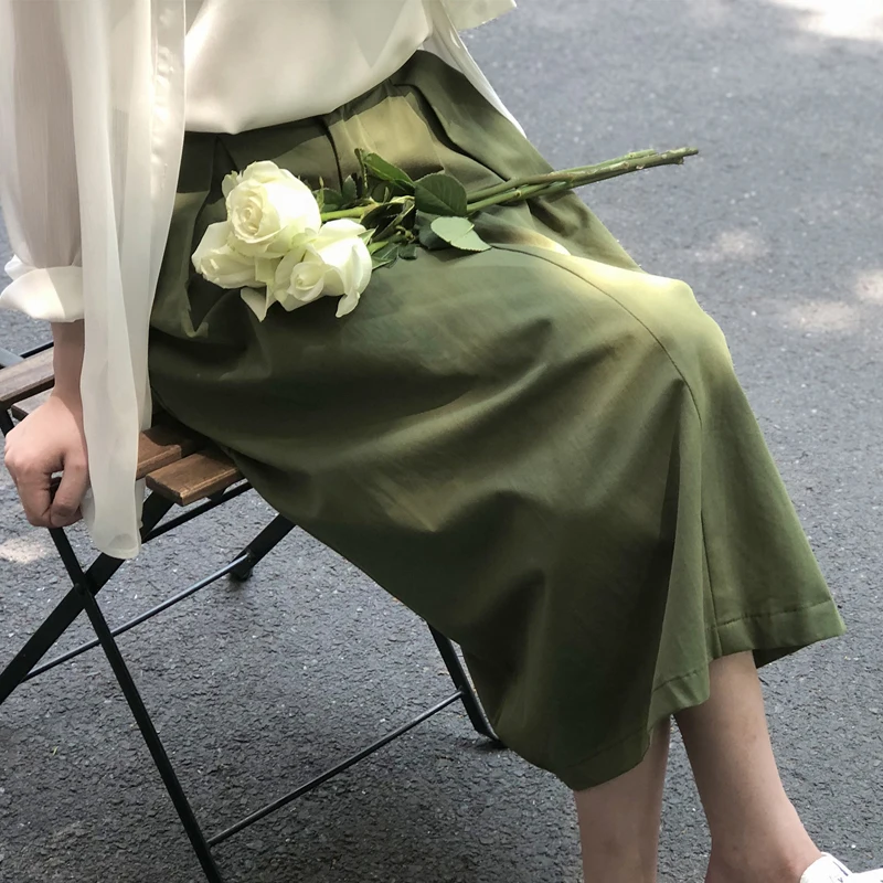 Женская винтажная плиссированная юбка GOPLUS черная и белая трапециевидной формы с