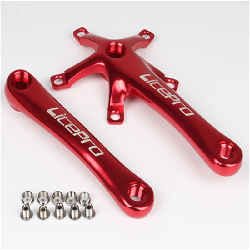 Litepro Сверхлегкая Складная велосипедная цепь BMX 130 мм из алюминиевого сплава и