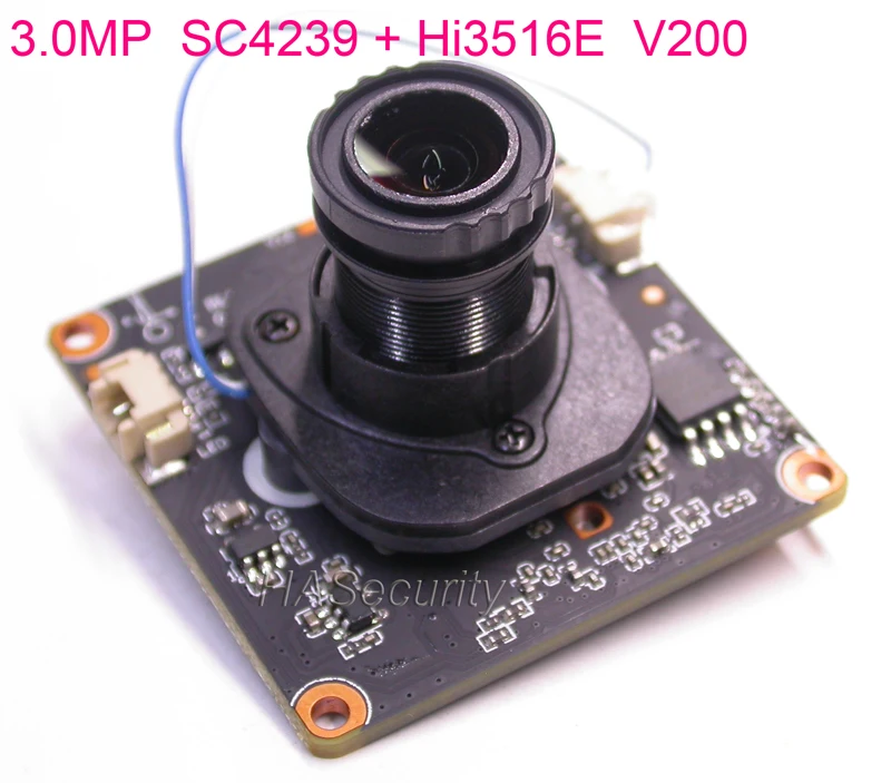 IPC H.265 3MP 1/2.7 &quotSC4239 CMOS датчик изображения + Hi3516E V200 CCTV IP камера Модуль платы блока
