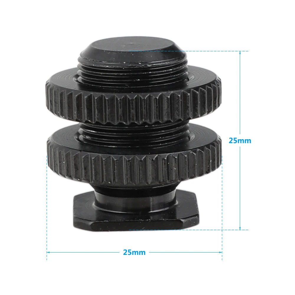 Алюминиевый адаптер Kayulin с креплением горячего башмака для микрофона 5/8 27