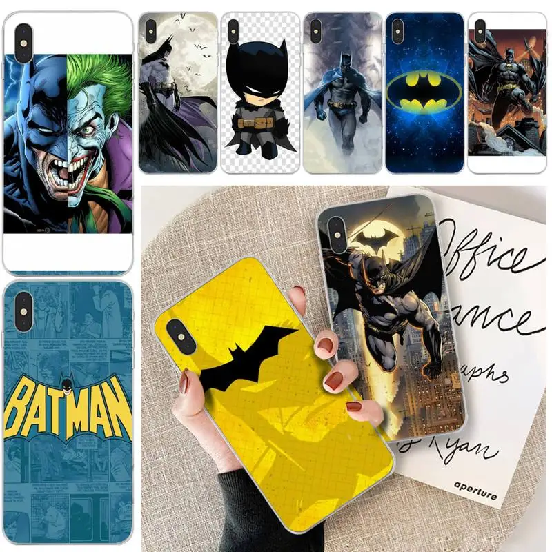 Мягкий силиконовый чехол для телефона LJHYDFCNB The Bat Man из ТПУ iphone 6 6s plus 7 8 X XS XR MAX 11 pro Pro