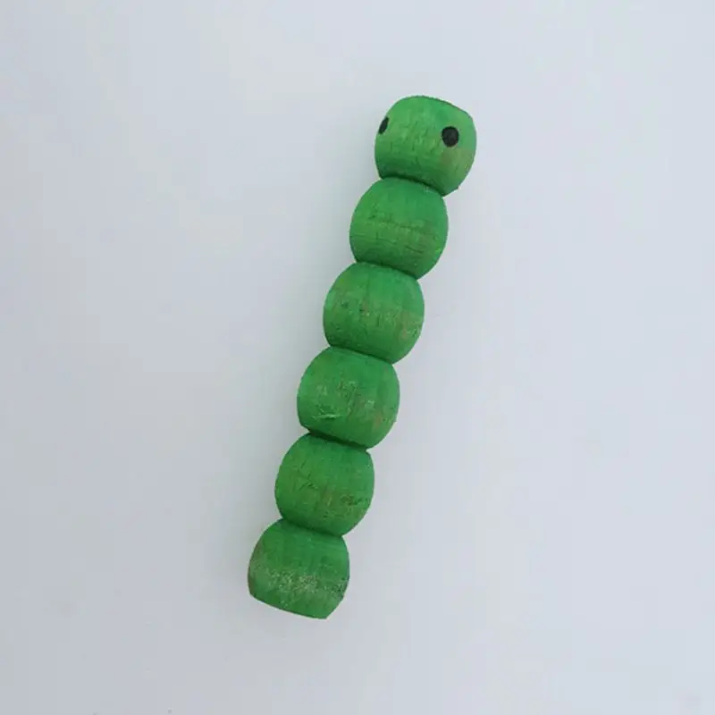 

Wooden Bird Foraging Feeder Toys Educational Parrot Interactive Training Cage Puzzle Insect Chew Toy for Parrot Parakeet