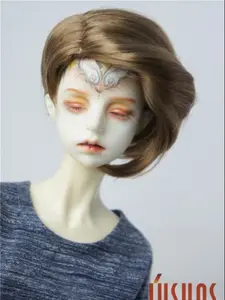 JD342 13 Новое поступление, популярные короткие синтетические мохеровые BJD кукольные парики 8-9 дюймов, высококачественные кукольные аксессуары для волос