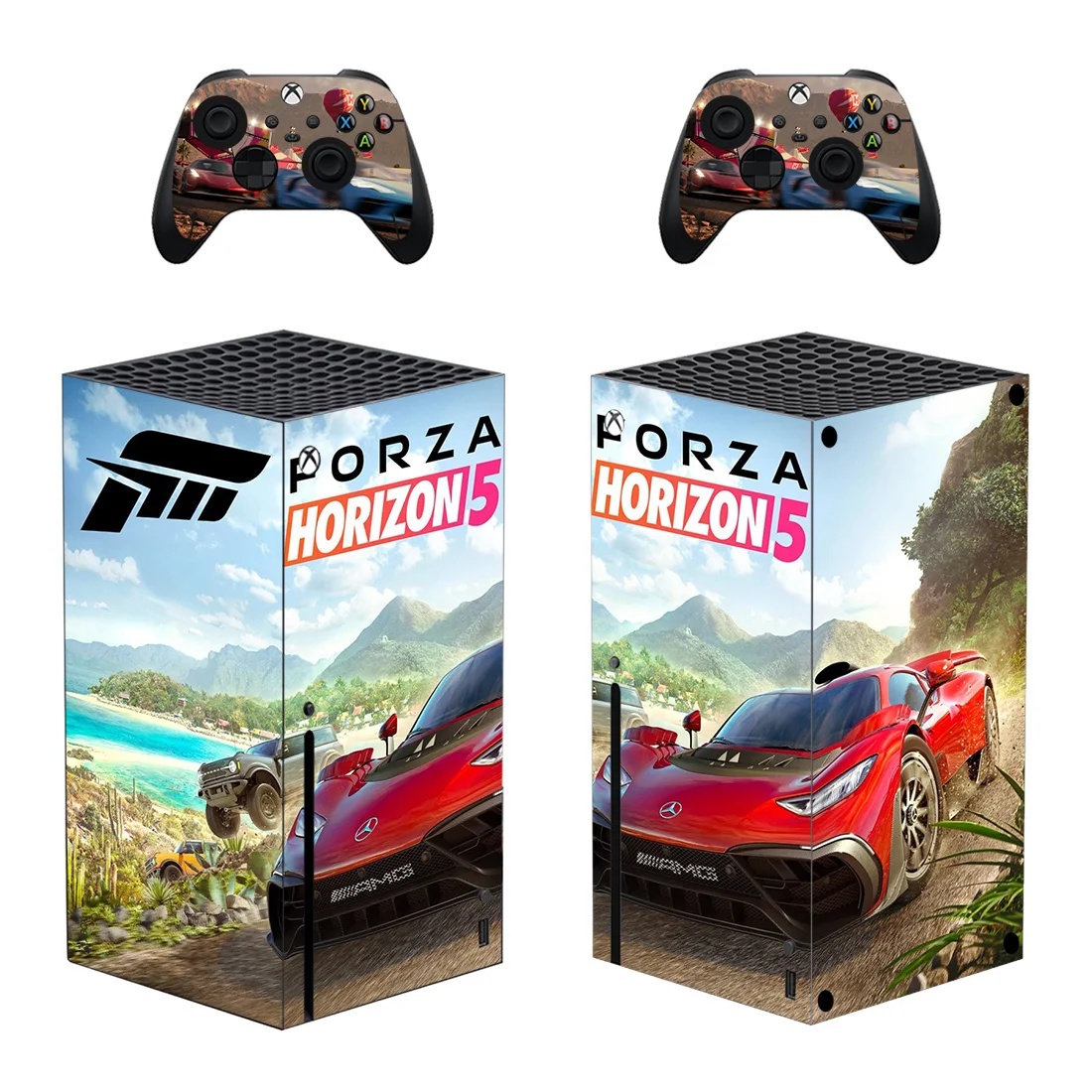 

Horizon 5 Skin Sticker Cover for Xbox Series X Console and Controllers Xbox Series X XSX Skin Sticker Decal Vinyl