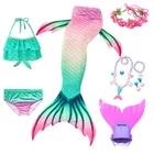 Женский костюм Русалочки с моноластом, костюм Русалочки для косплея