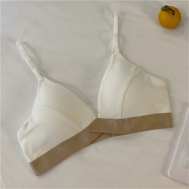 

One Piece Ladies Sexy Lingerie Patchwork Beautiful Back Bra Fashion Women Comfortable Non Adjustable Underwear