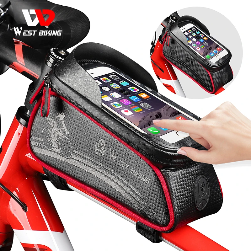 Водонепроницаемая велосипедная сумка WEST BIKING рама для горного и дорожного