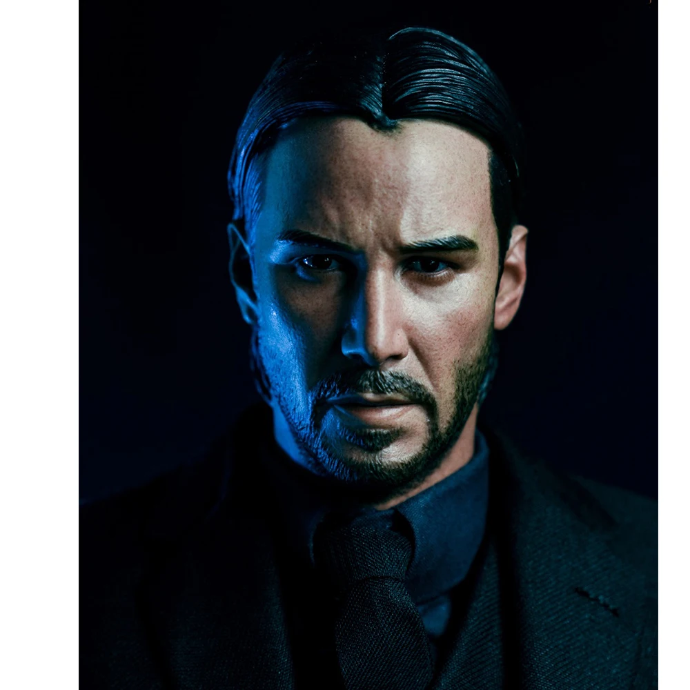 

Spot MAXNUT M005 1/6 soldier killer Keanu Reeves head sculpture model for 12 inch action figure body