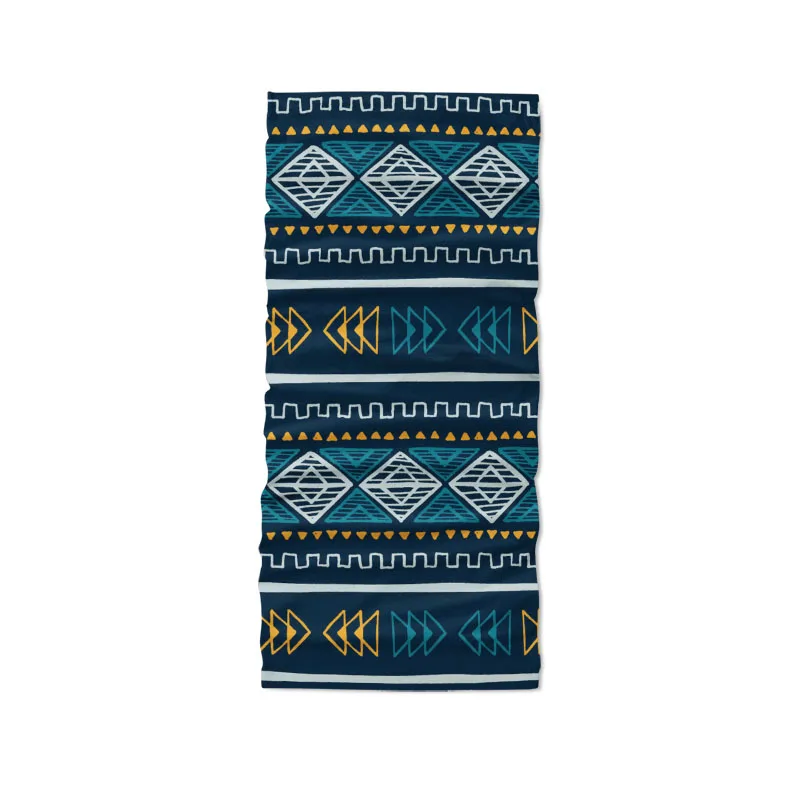 Женский шарф с 3D принтом повязка на голову в богемном стиле модный ретро хиджаб