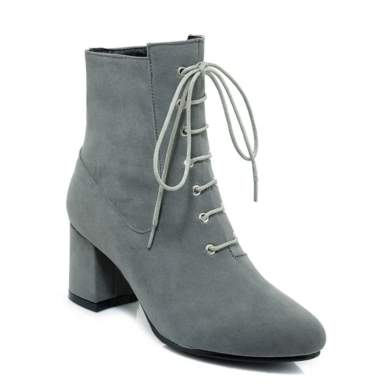 Сапоги большого размера Женская обувь Ботильоны для женщин Женские ботинки