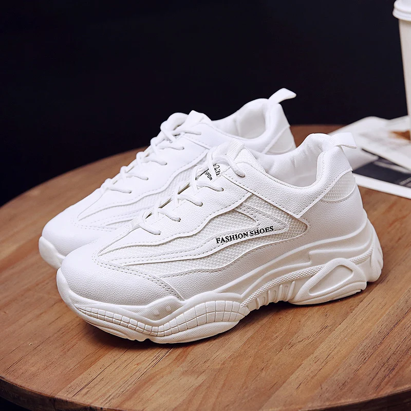 LYXLYH модная женская повседневная обувь светильник кожа Женская на платформе