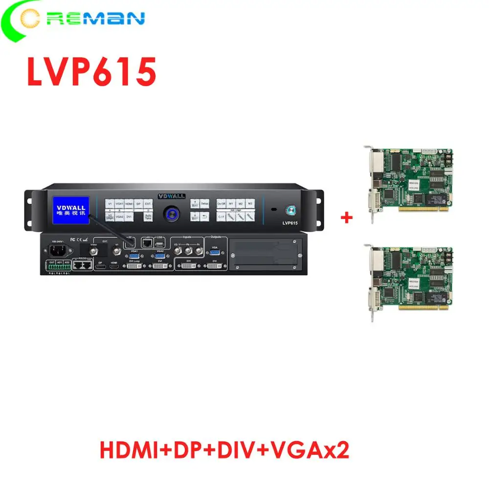 VDWALL LVP615 LVP615S LVP615D LVP615U светодиодный видео процессор полноцветный экран USB led