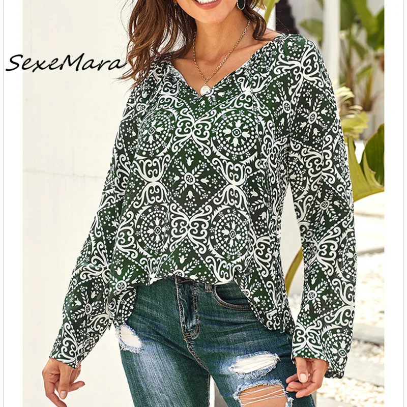 

Plus Size Women Shirts 2019 Autumn Sexy Casual Women Tops Fashion OL Long Sleeve Shirts