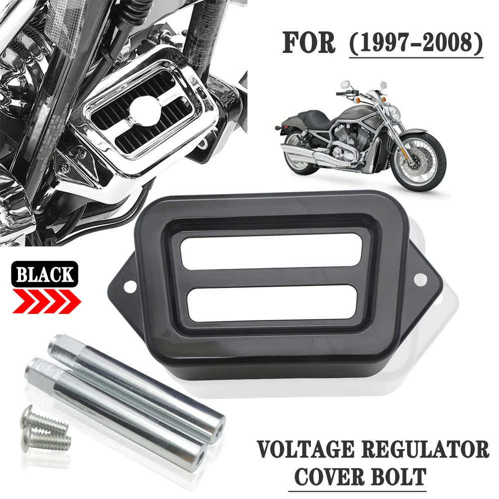 

Motorcycle Chrome Voltage Regulator Cover Bolt For Touring Road Electra Street Glide FLHT FLTR Road King Classic FLHRC