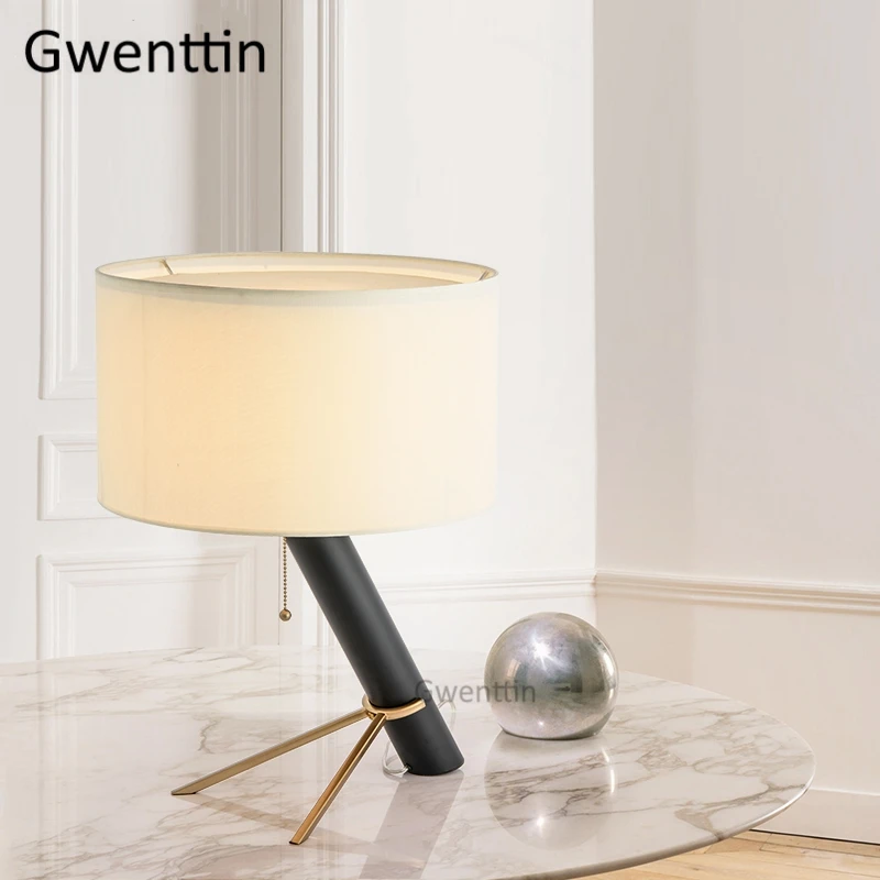 Современные роскошные золотые настольные лампы скандинавский Железный