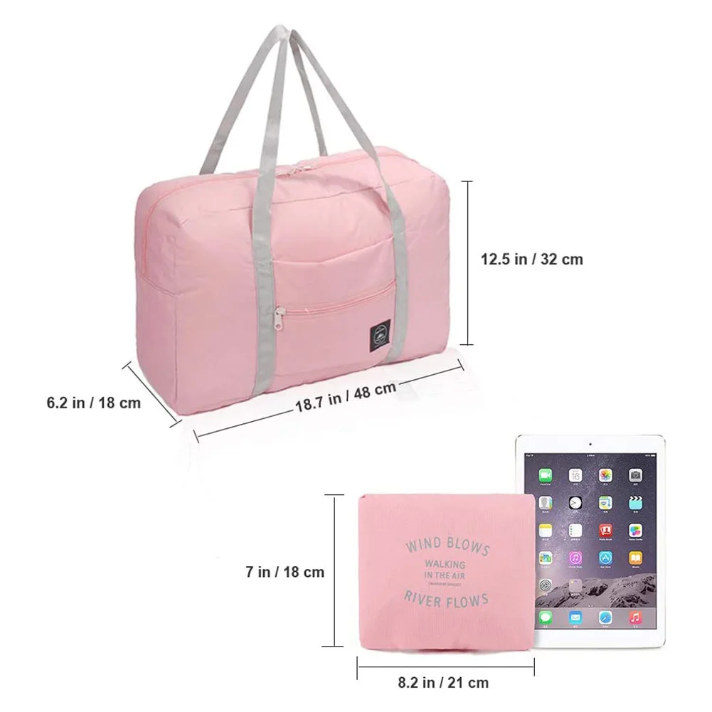 

2021 New Nylon Foldable Travel Bags Unisex Large Capacity Bag Luggage Women WaterProof Handbags Men Travel Bags Dropshipping
