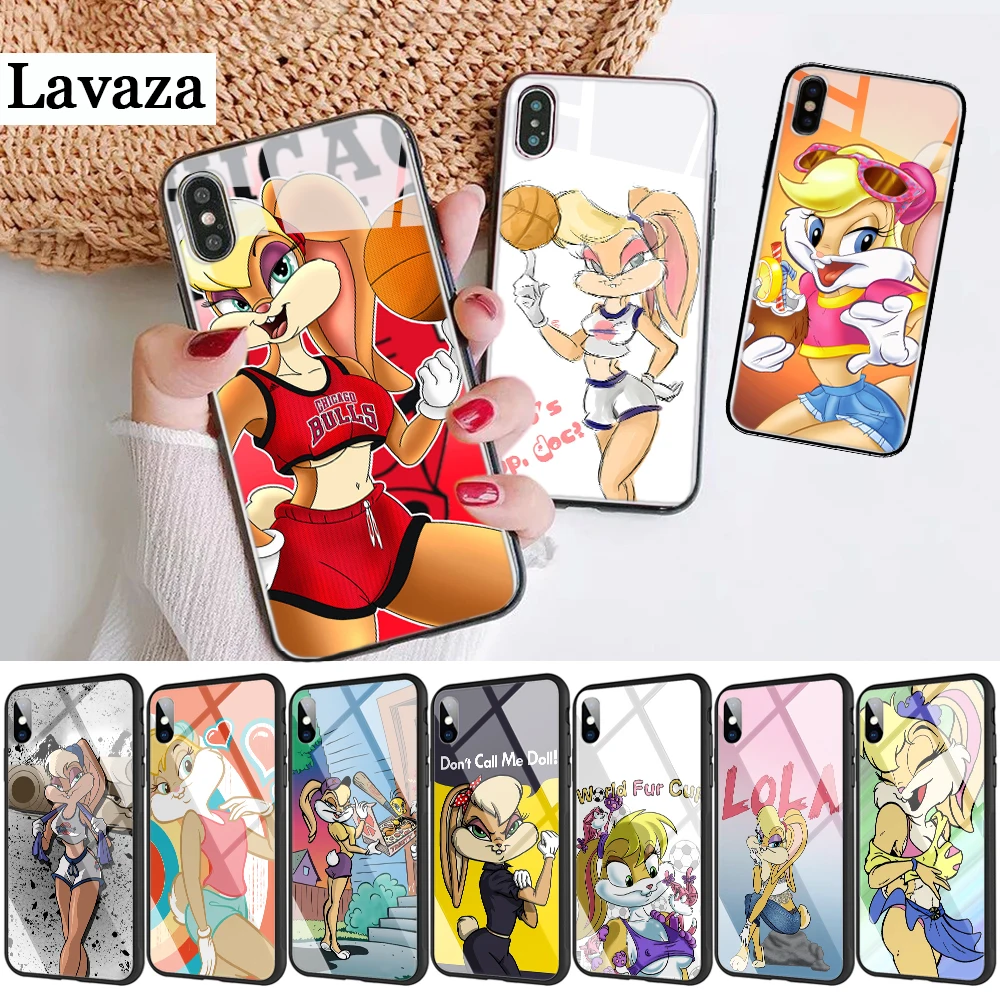 205d lola bunny стекло чехол для Xiaomi 8 Lite 9 A1 A2 5X 6X Redmi 4X 6A Примечание 5 6 7 Pro|Бамперы| |
