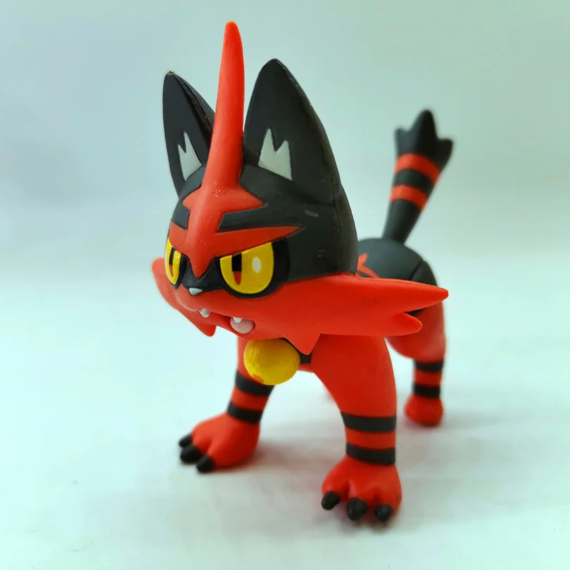 WCT Покемон Подлинная кукла Litten Torracat сжигание экшн-фигурка коллекционные подарки
