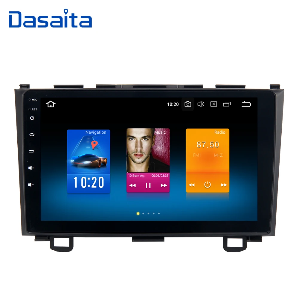 Dasaita " Android 9,0 Автомобильный gps радио плеер для Honda CRV 2006-2011 с восьмиядерным 4 Гб+ 32 ГБ авто стерео Мультимедиа Видео DAB