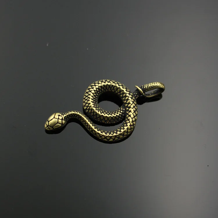 Сделай Сам кожевенное ремесло брелок Шпагат ожерелье с подвеской в виде змеи