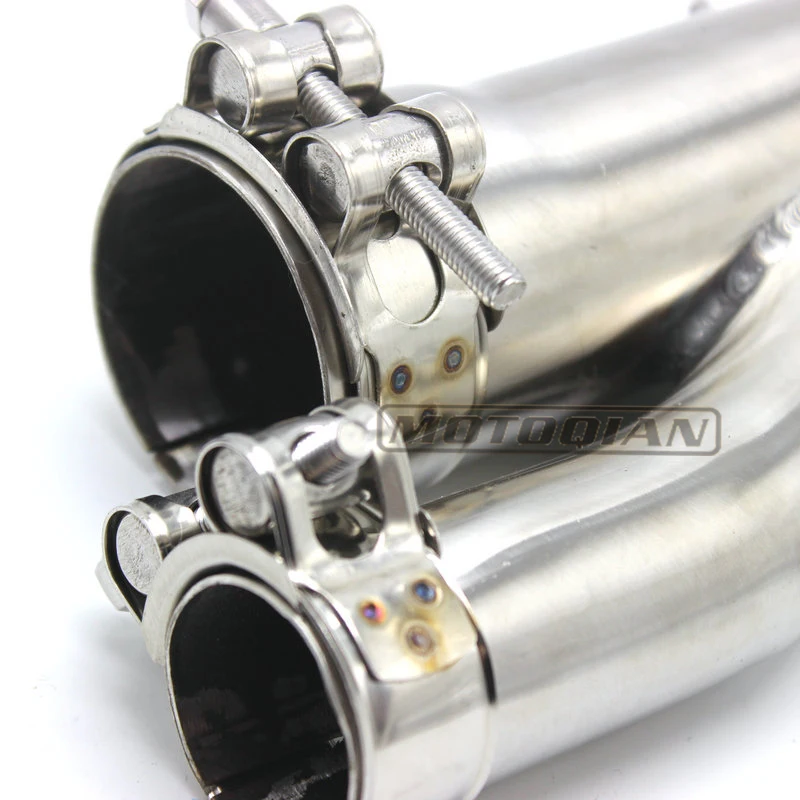 Мотоциклетная выхлопная средняя труба Соединительная для BMW S1000RR S1000R S1000XR 2017