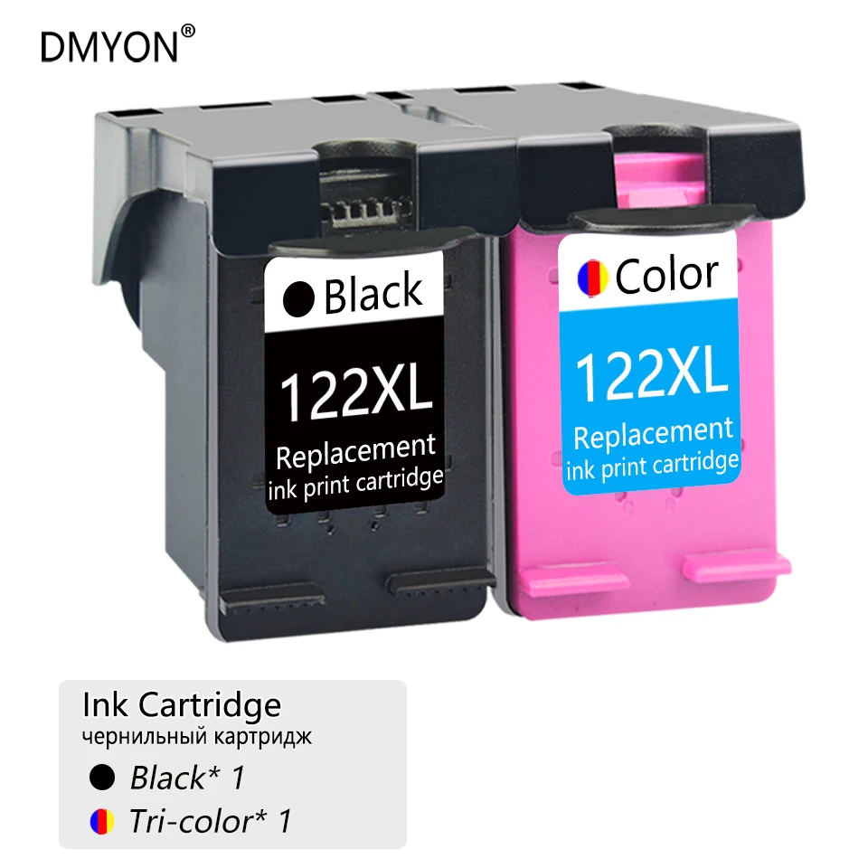 DMYON чернильный картридж 122 XL Совместимый для Hp Deskjet 1000 1050 2000 2050 2050s 2540 2541 2542 2543 3000 3050