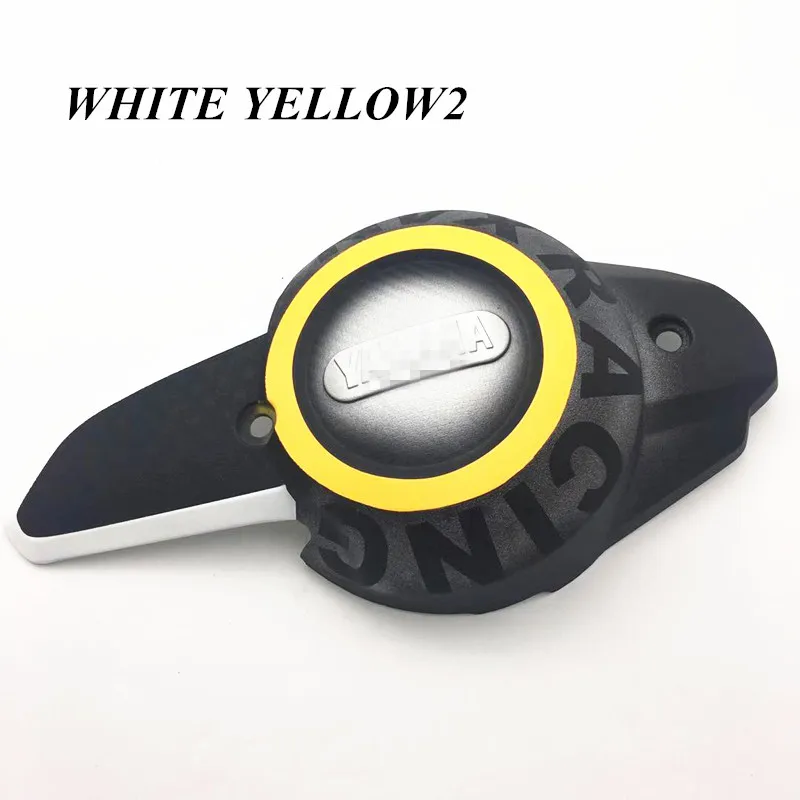 white yellow2 Модифицированный мотоциклетный NVX aerox защитный чехол для двигателя, чехол для двигателя, защитный чехол для yamaha NVX155 DGR155 L155 - Цвет: white yellow2