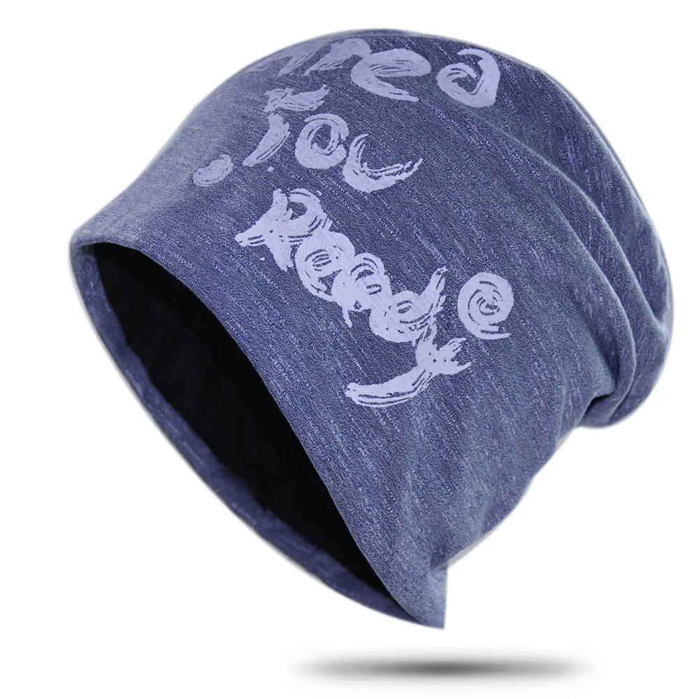 Новинка 2020 Мужская крутая хлопковая шапка с напуском черепом длинная мешковатая