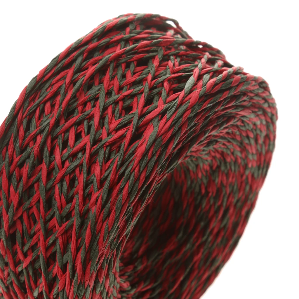 

100 Meters Green Red Paper String Cord Rope For Xmas Party Decoration Craft