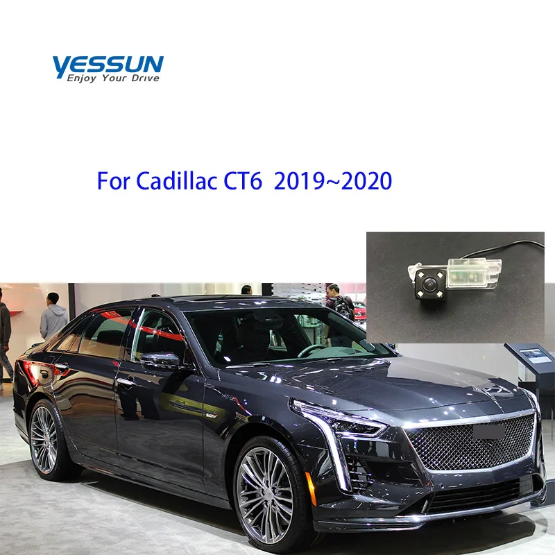 Автомобильная парковочная задняя камера для Cadillac CT6 2019 2020 CCD ночное видение