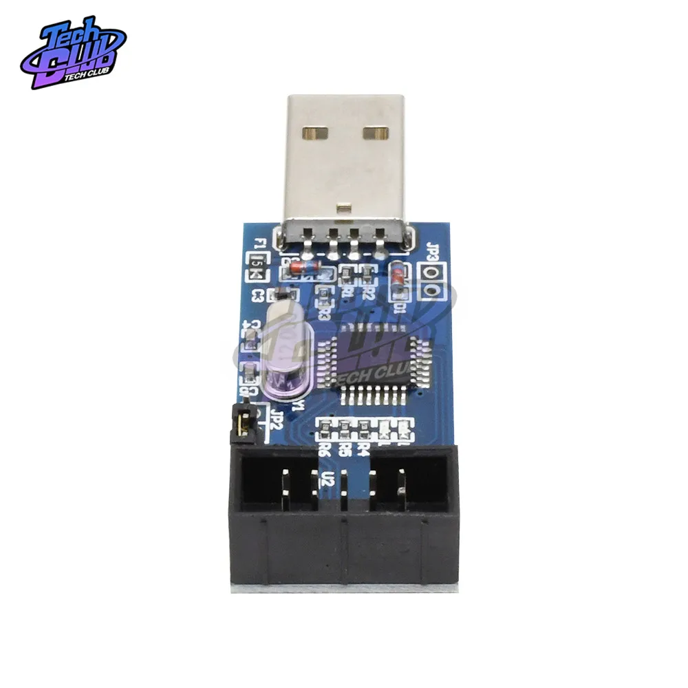 1 шт. 10Pin на 6 Pin плата адаптера + USBASP USBISP AVR программатор USB ATMEGA8 ATMEGA128 ATtiny/CAN/PWM модуль