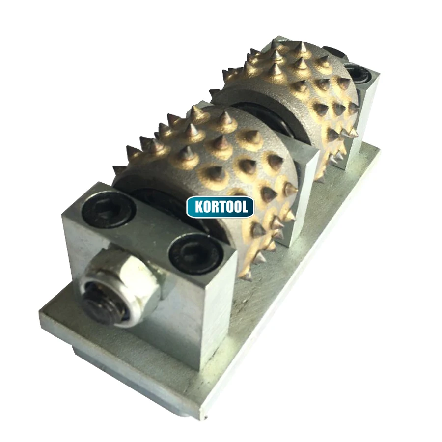 Фикерт бучарда пластина с 2 роликами для мрамора гранита контрета