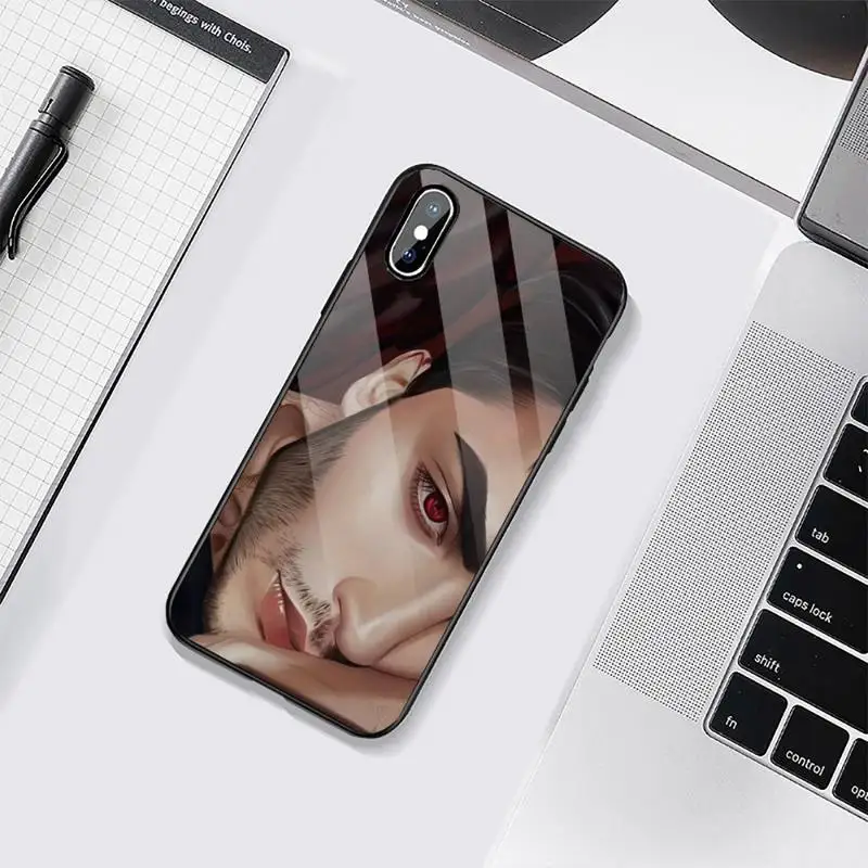 

Romantic Club Phone Case Tempered glass For iphone 6 6S 7 8 plus X XS XR 11 12 mini PRO MAX