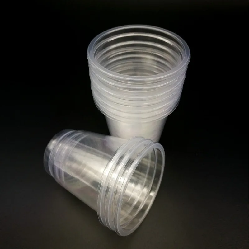 

Disposable Cup Independent Packaging Drinking Cup Household Thickened Aviation Transparent Plastic Cup 200ml Random