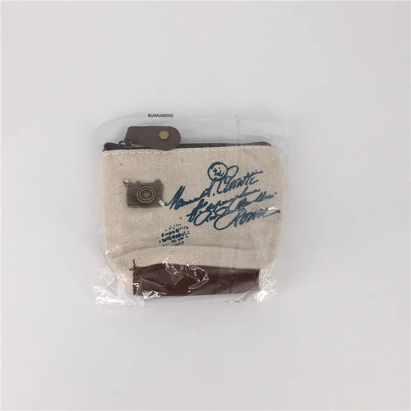 10 шт. Малый 8 см парусиновая обувь для девушек и женщин Портмоне & Чехол бумажник