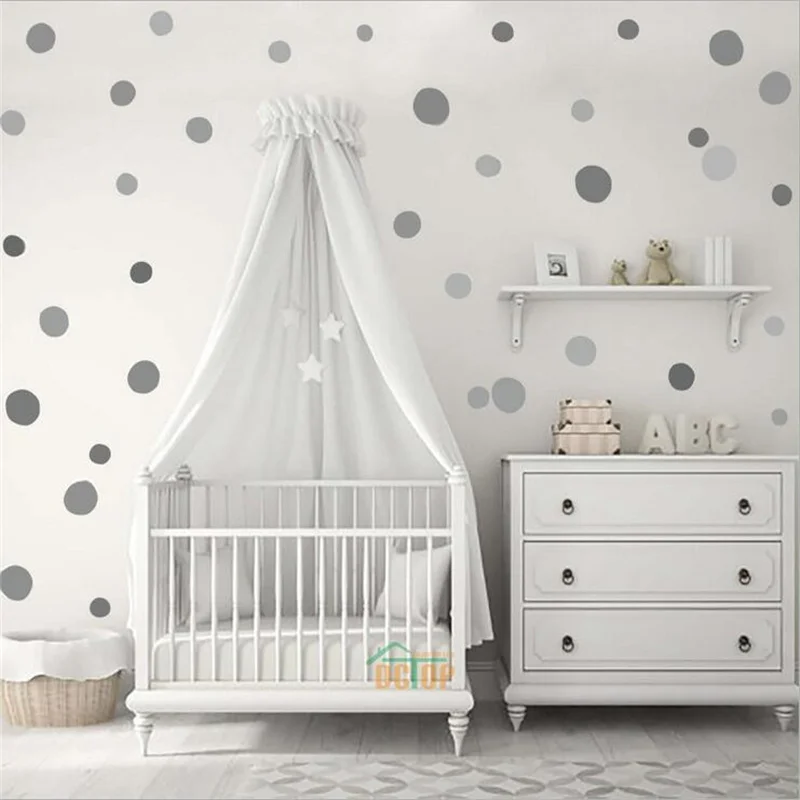 

Removable DIY Color Dot Wall Sticker For Girls Rooms Self-Adhesive Creative Children Bedroom Decoration Circle Art Wallpaper