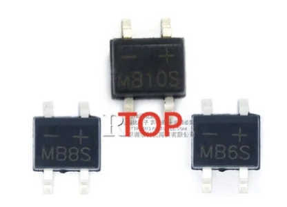 100PCS MB6S MB6F SOP MB10S MB10F SOP-4 MB6M DIP4 MB10M DIP-4 Bridge Rectifier Diode New And Original | Электронные компоненты и
