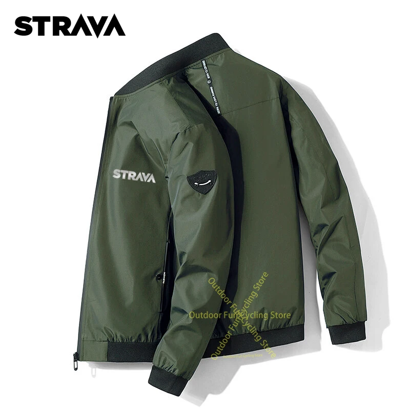 

Strava Cycling Jacket Windproof Casual Loose Bicycle Cycling Clothing Waterproof Outdoor Sports Breathable Cycling Clothes Men