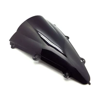 motorcycle black double bubble windscreen windshield screen abs shield fit for yamaha yzf r1 yzf r1 2004 2005 2006