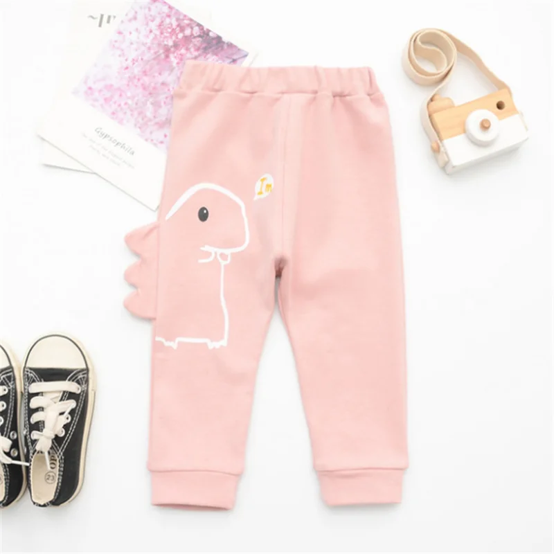 

Kids Dinosaur Casual Pants Spring New Girls Sports Trousers Boys PP Pants Toddler Boys Sweatpants