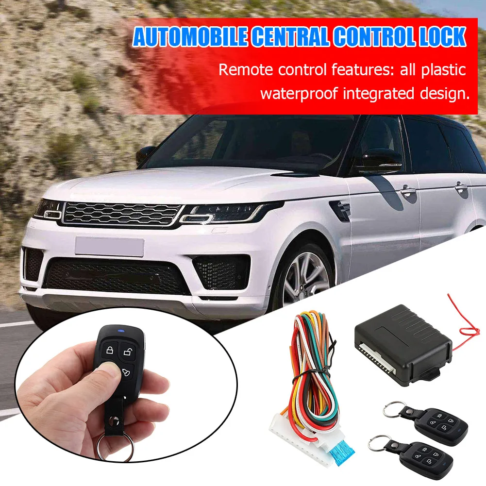 

Universal Door Lock Car Remote Central Kit Keyless Entry Alarm System 410/T105 Easily Installation Personal Car Elements