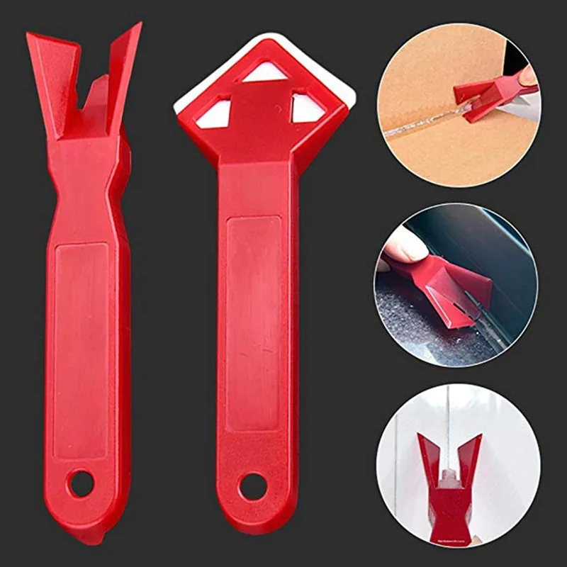 

Hot Sale 2 Pieces / set Mini Handmade Tools Scraper Utility Practical Floor Cleaner Tile Cleaner Surface Glue Residual Shovel